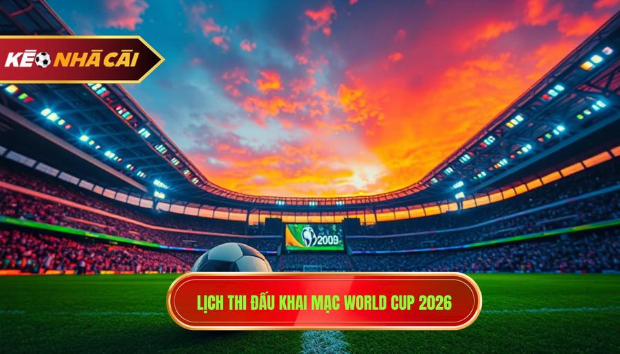 1. Lịch thi đấu khai mạc World Cup 2026