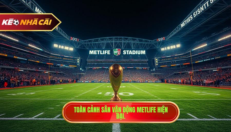 2. Toàn cảnh sân vận động MetLife hiện đại.